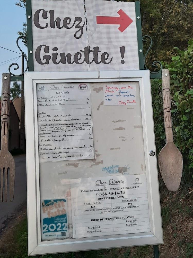 Chez Ginette - Menu Image 1